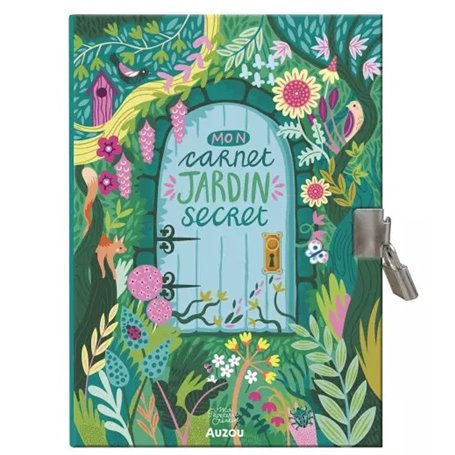 Carnet jardin secret avec cadenas