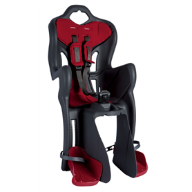 Bellelli Siège bébé pour vélo B-One Standard anthracite/rouge