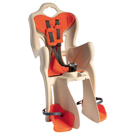 Bellelli Siège bébé pour vélo B-One Standard beige/orange