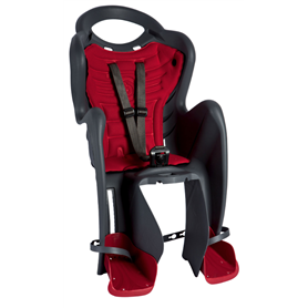 Bellelli Siège bébé pour vélo Mr Fox Relax B-Fix  Anthracite/rouge