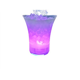 Seau à glace 5L Bluetooth avec haut-parleur et LED