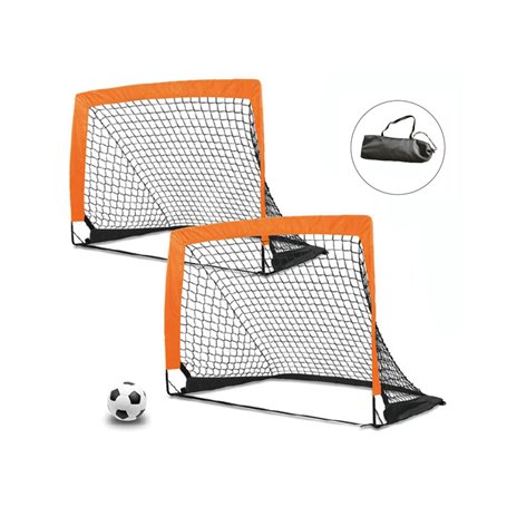 Set de 2 cages de foot 120x90cm - Modèle Challenge