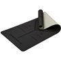 Tapis de Yoga DF SPORTS antidérapant 183x61x0.6cm avec housse - Modèle Nirvana - Noir