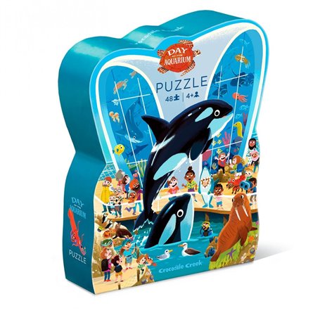 Puzzle 48 pieces - Une journee a l aquarium