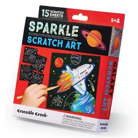 Carte a gratter brillante - Exploration spatiale