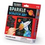 Carte a gratter brillante - Exploration spatiale