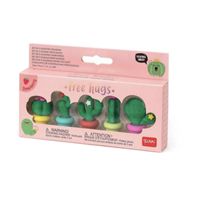 set de 5 gommes parfumees cactus