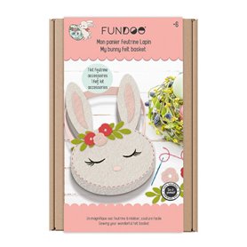 Fundoo - mon panier feutrine  lapin