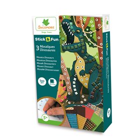 Stick n fun mini mosaiques dinosaures