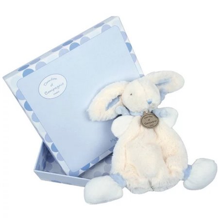 Doudou Cie Doudou Bleu Lapin Bonbon