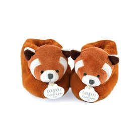 Chausson panda roux pour bebe