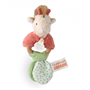 Doudou girafe - hochet en bois