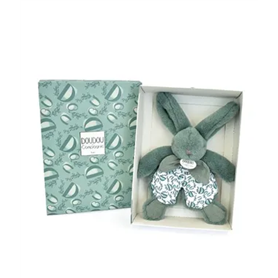 Lapin doudou - PM - Vert sauge