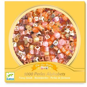 Foison de perles - Perles alphabet or