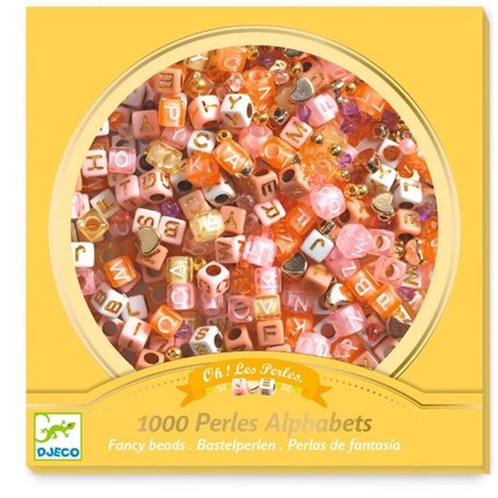 Foison de perles - Perles alphabet or