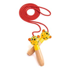 Corde a sauter en bois Skipping Leo