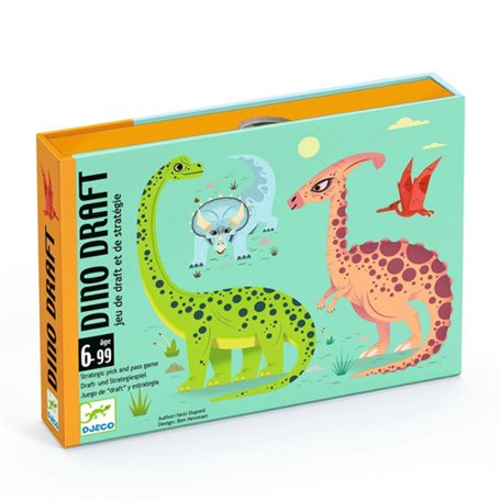 Dino draft draft djeco jeu de playing cards pour