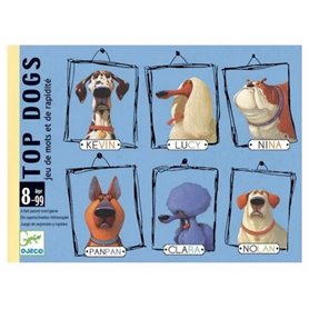 Jeu de cartes en boite Top Dogs