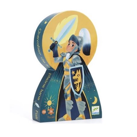 Puzzle 36 pcs silhouette Chevalier de la pleine lune