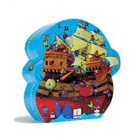 Puzzle silhouette 54p Le bateau de Barberousse