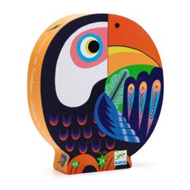 Puzzle silhouette Coco le Toucan 24 pieces