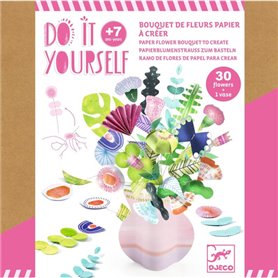 Delicat bouquet de fleurs papier a creer DJECO Do It Yourself