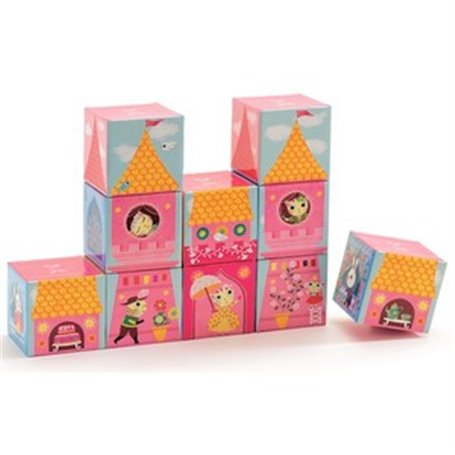 10 cubes chateau de princesse