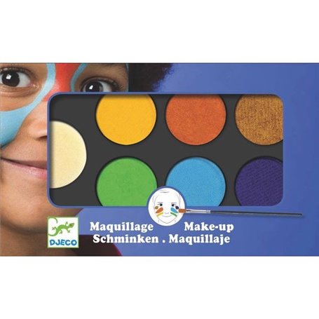 Maquillage palette 6 couleurs Nature