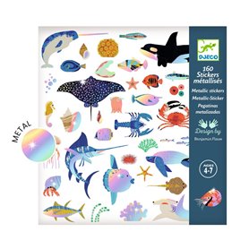 Ocean pochette de 160 stickers a effets