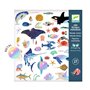 Ocean pochette de 160 stickers a effets