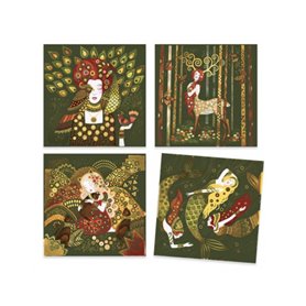 Inspired by cartes a gratter Golden muses