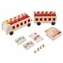 Bus mathématique avec remorque - maxi - jeu Montessori