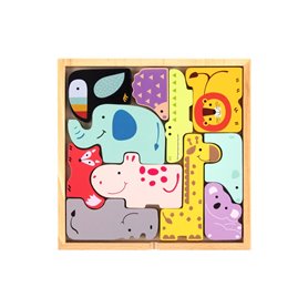 Jouet Puzzle Animaux Pastel