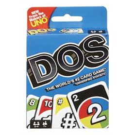 mattel Dos le jeu de cartes