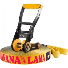 Set Slackline Banana Lama - Protection D'arbre -15m