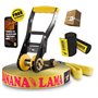 Set Slackline Banana Lama - Protection D'arbre -25m