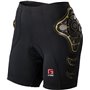 Pro-B Bike Compression Shorts Femmes (Noir/Jaune) XL
