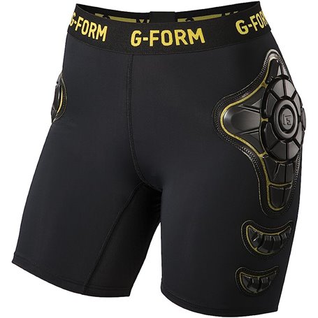 Short de compression Pro-X pour femmes (noir/jaune) XL