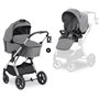 Poussette Shopping Vision X Set Argent Melange Gris