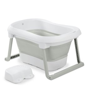 Baignoire Wash N Fold L Blanc/Sauge