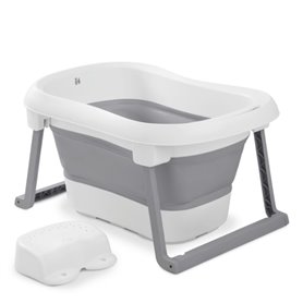 Baignoire Wash N Fold L Blanc/Gris