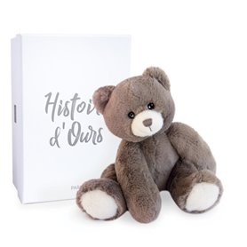 Ours oscar - taupe - 25 cm