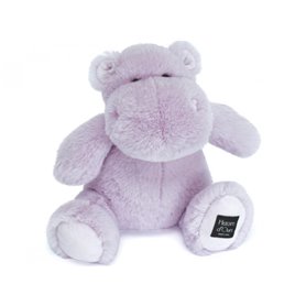 Peluche hippo lilas 25 cm