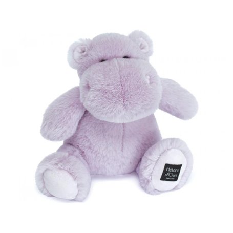 Peluche hippo lilas 25 cm