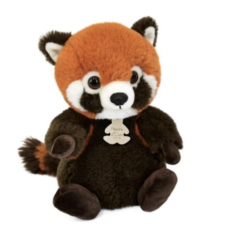 Peluche panda roux - Les doux stretch -18 cm HO3273