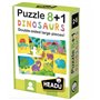 Puzzle recto verso 8+1 Dinosaures