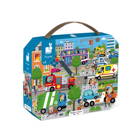 Puzzle city de 36 pcs Janod