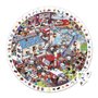 Puzzle d observation rond Les Pompiers