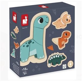 Puzzle Dino - 4 puzzles evolutifs