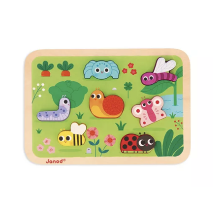 Chunky puzzle Les animaux du  jardin